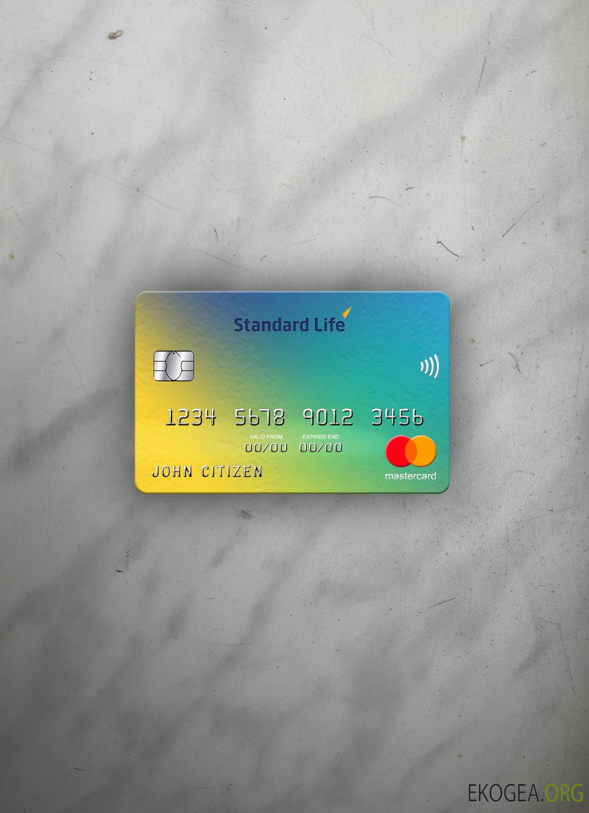 Royaume , Uni Standard Life bank mastercard photolook recto